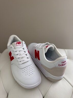 New Balance Men's BB80 Lifestyle shoes BB8ORTB White Team Red
Sz 7